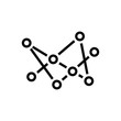 © WEBTECHOPS - Black line icon for connection