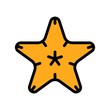 © lukpedclub - Starfish vector, tropical related filled style icon