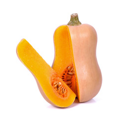 Poster - Butternut squash isolated on white background