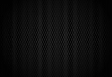 Hexagon Dark Background. Black Honeycomb Abstract Metal Grid Pattern Technology Wallpaper