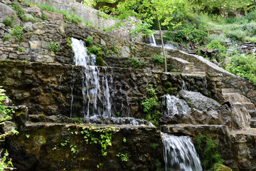  Wasserfälle in Bergdorf Argiroupolis, Kreta
