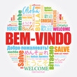 © dizain - Bem-Vindo (Welcome in Portuguese) word cloud in different languages