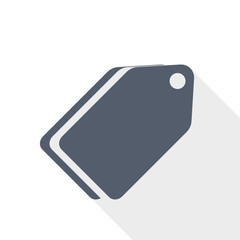 Poster - label, ticket flat design vector icon