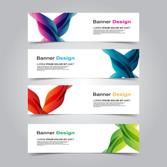 Vector Abstract banner web template