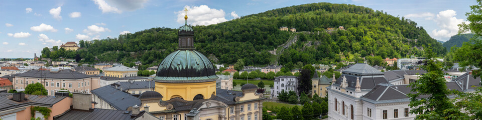 Wall Mural - Kapuzinerberg Pano