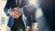 © sebra - Business partnership meeting in office