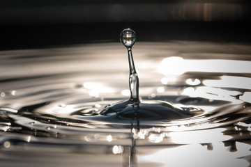 Wall Mural - Water Drop Splash color