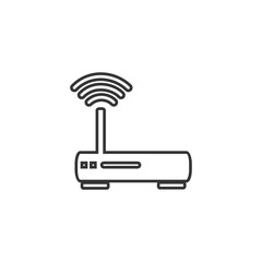 Poster - Router icon symbol template color editable. simple logo vector illustration for graphic and web design.