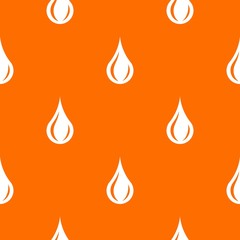 Poster - Raindrop pattern vector orange for any web design best