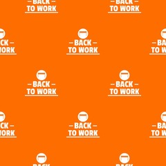 Poster - Furniture cabinet pattern vector orange for any web design best