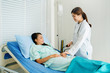 © Rapeepat - Hospital with expert doctors takes care of all patients. Caring with expertise, providing advice, discussing and encouraging to build confidence that treatment is the standard of the medical industry.