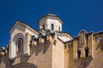 Poster - Tsminda Sameba Cathedral entrance