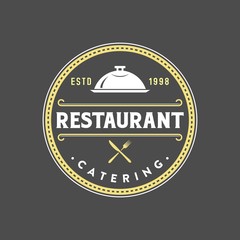 Wall Mural - restaurant and catering logo template vector