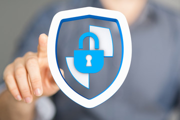 security data code digital in hand