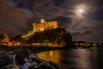 Wall Mural - Lerici, paesaggio in notturna