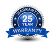 © Tajuddin - Very powerful, heavy, reliable, blue 25 year warranty badge/seal with ribbon.