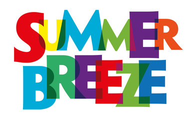 summer breeze illustration backgrround vector