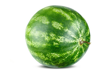 Canvas Print - whole watermelon clipping path