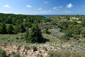 Sticker - Naturlandschaft auf Kos, Griechenland