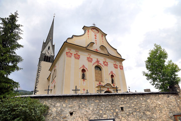 Church of San Giacomo and San Leonardo in Alta Badia - Dolomites