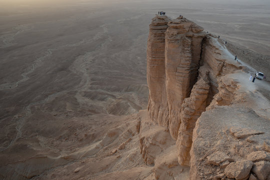Edge of the World near Riyadh in Saudi Arabia