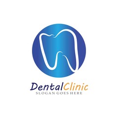 Wall Mural - Dental logo Template vector illustration icon design