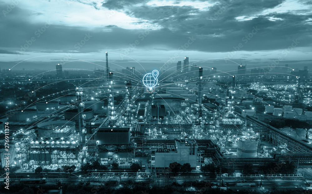 Industrial instruments in the factory with cyber and physical system ...