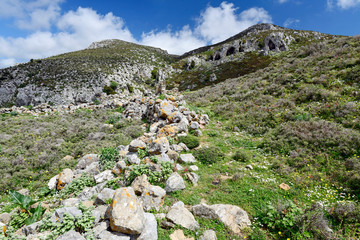 Canvas Print - Gipfelregion des Dikeos-Gebirges auf der griechischen Insel Kos