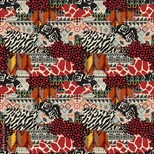 Fotografie, Obraz seamless background vector