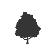 Leinwandbilder - Tree icon template black color editable. Branch forest symbol vector sign isolated on white background. Simple logo vector illustration for graphic and web design.
