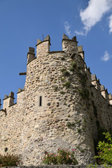 Wall Mural - A bastion of the medieval castle of Passirano in Lombardy - Italy