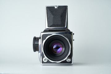 Old school medium format film camera 