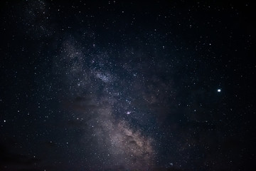 Wall Mural - milky way in night starry sky