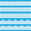 © StockVector - Set of garden fences isolated on blue background