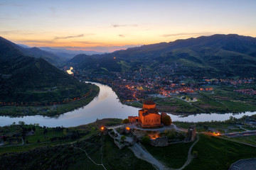 Wall Mural - Jvari Monastery of Mtskheta, Georgia, taken in April 2019\r\n' taken in hdr