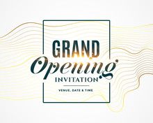 Grand Opening Invitation Flyer Design