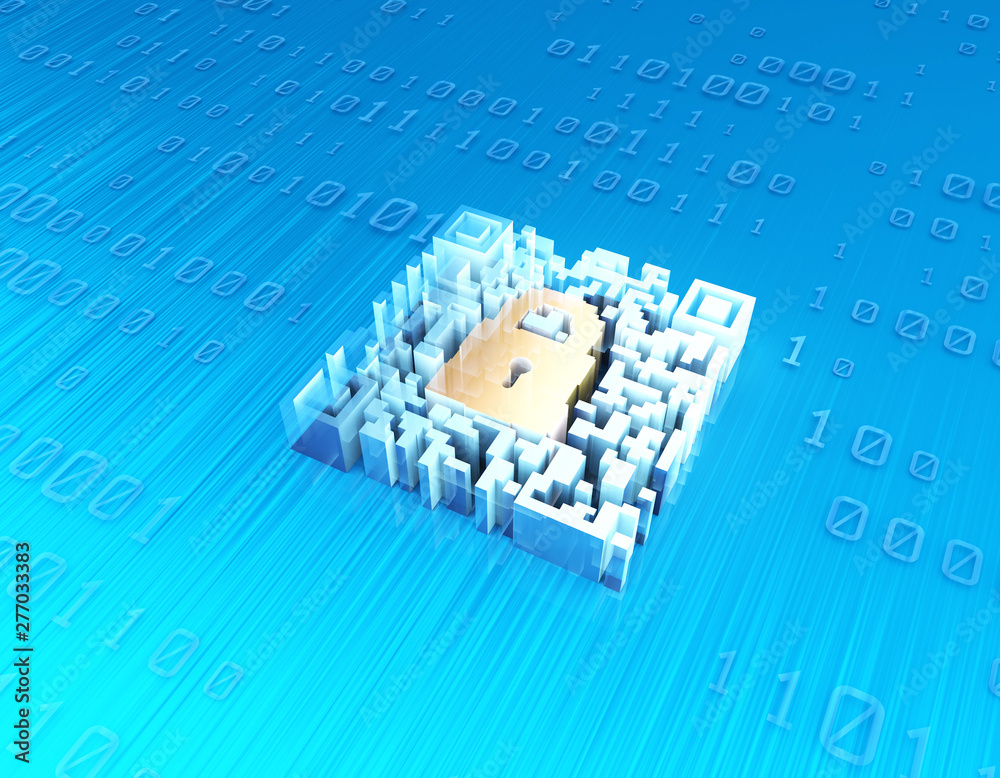 Binary code, network data transmission, information transmission ...