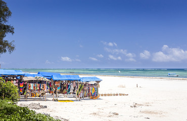 Sticker - Amazing Diani beach seascape, Kenya