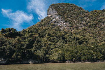 sea and island in summer