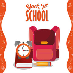 Poster - Back to school season card