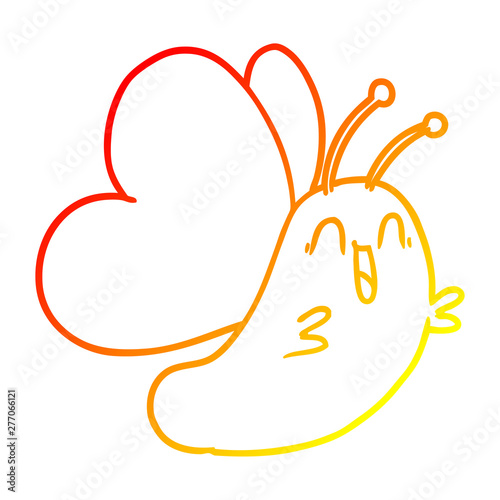warm gradient line drawing ...