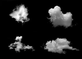 Wall Mural - white cloud object for nature design summer background