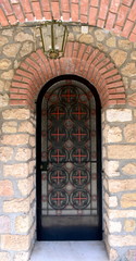 Wall Mural - door from a Greek Monastery