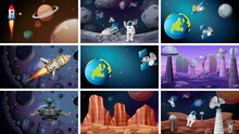 Scenes Of Space Backgrounds