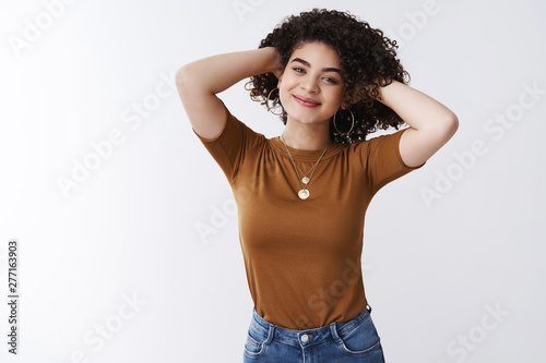 New Haircut Feeling Fresh Confident Attractive Cheerful