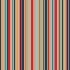 Hand drawn abstract Christmas stripes seamless pattern. Vertical line striped background. Winter holiday all over print. Festive gift wrapping paper , decor packaging illustration. Vector swatch.