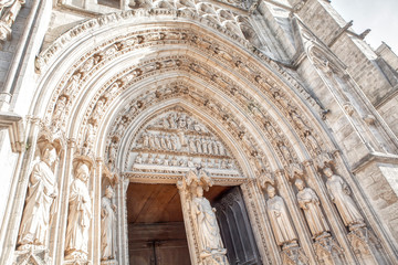 Wall Mural - entrance of Saint Andre Cathedral de Bordeaux