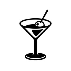 Martini glass icon