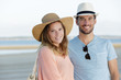 © auremar - young romantic couple on the sea shore