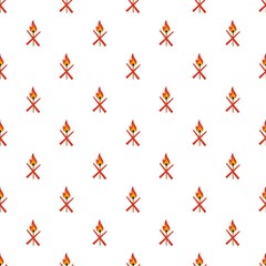 Poster - No fire pattern seamless vector repeat for any web design
